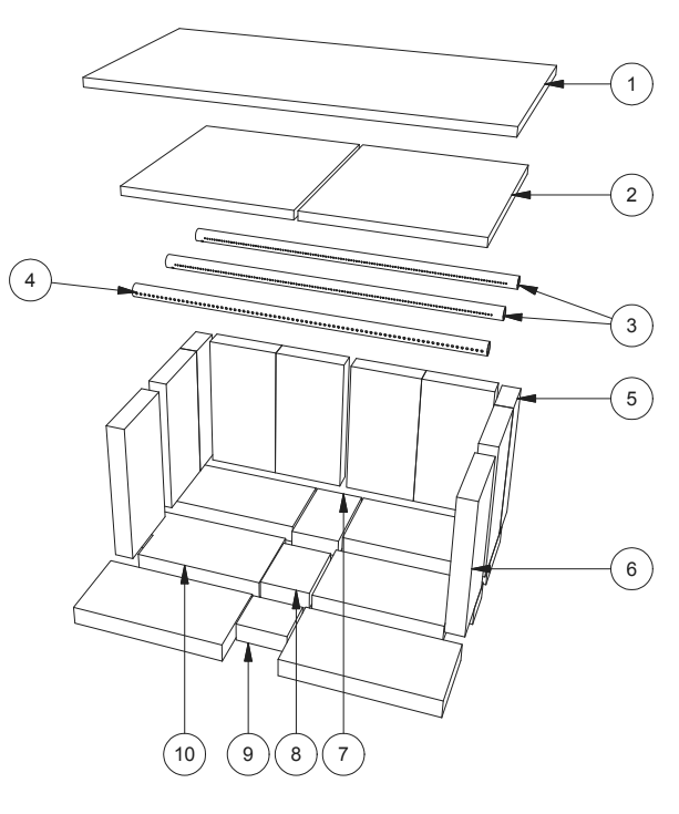 Repair Parts 2 Diagram and Parts List for TR001WS  US Stove Company Heating Stove